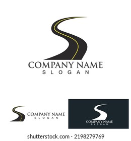 logotipo y símbolo de la vía Ilustración vectorial