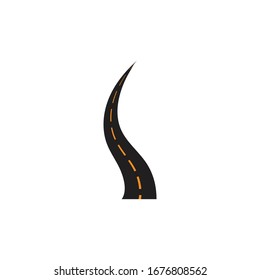 way logo vector icon template design
