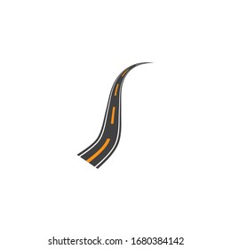 way logo vector icon template design