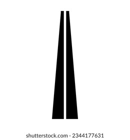 diseño de la plantilla del icono del logotipo de la forma ilustración plana en fondo blanco..eps