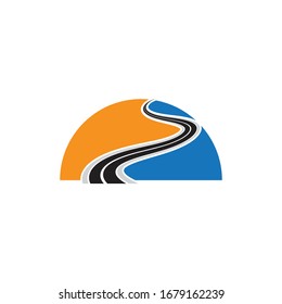 way logo vector template illustration