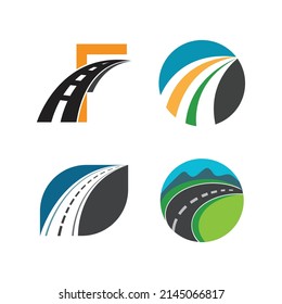 way logo vector template illustration