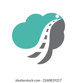 way logo vector template illustration