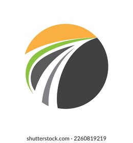 way logo vector template illustration