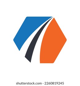 way logo vector template illustration