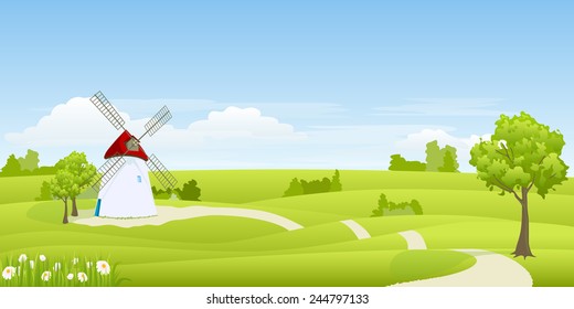 The way to the mill