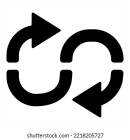 Way and route icon concept