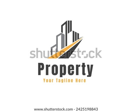 way solution building apartment logo icon symbol design template illustration inspiration