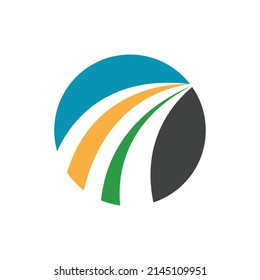 way transportation symbol vector template illustration