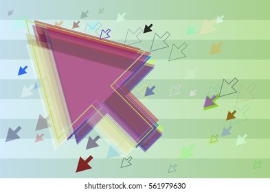 way vector icon