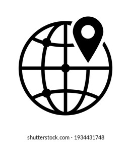 Way vector icon. arrow illustration sign. fork symbol.