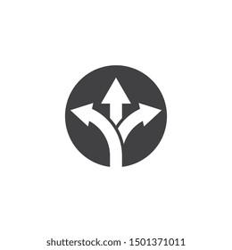 Way vector icon illustration design template