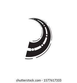 Way vector icon illustration design template