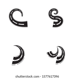 Way vector icon illustration design template