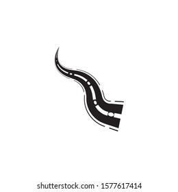 Way vector icon illustration design template