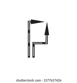 Way vector icon illustration design template