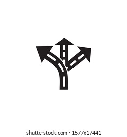 Way vector icon illustration design template