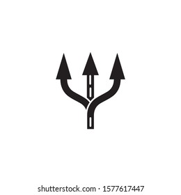 Way vector icon illustration design template