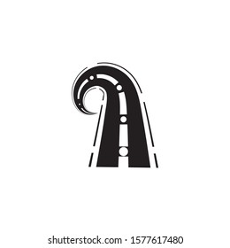Way vector icon illustration design template