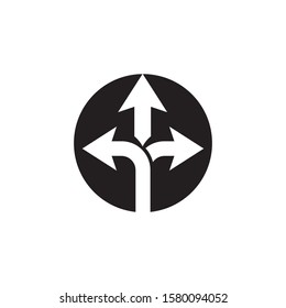 Way vector icon illustration design template