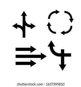 Way vector icon illustration design template