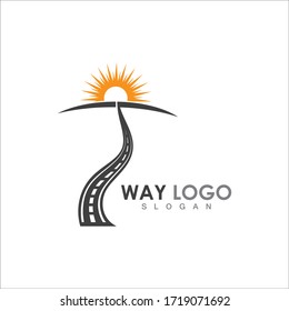 Way vector icon illustration design template