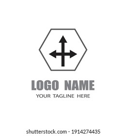 Way vector icon illustration design template