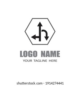 Way vector icon illustration design template