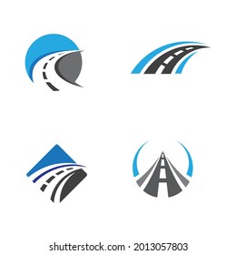Way vector icon illustration design template