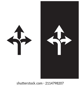 Way vector icon illustration design template