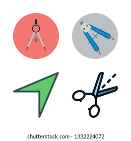 way vector icon set