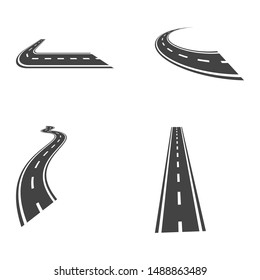 Way vector illustration design template
