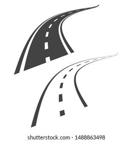Way vector illustration design template