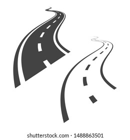 Way vector illustration design template