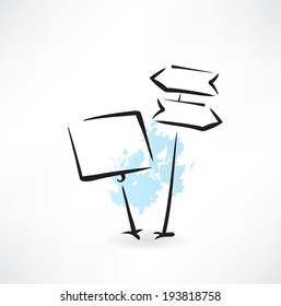 waymark grunge icon