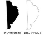 Wayne County, Commonwealth of Pennsylvania (U.S. county, United States of America, USA, U.S., US) map vector illustration, scribble sketch Wayne map