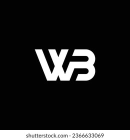WB or BW abstract professional business awesome artistic branding company different colors illustration logo