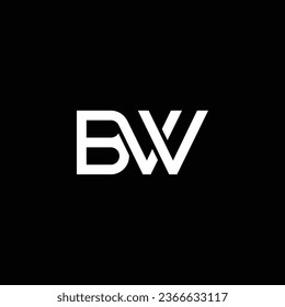 WB or BW abstract professional business awesome artistic branding company different colors illustration logo