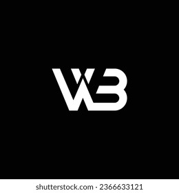 WB or BW abstract professional business awesome artistic branding company different colors illustration logo