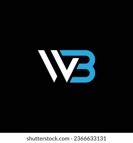 WB or BW abstract professional business awesome artistic branding company different colors illustration logo
