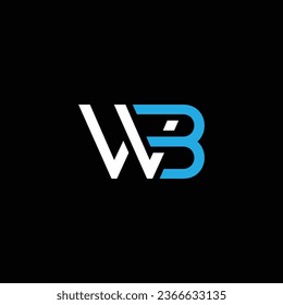 WB or BW abstract professional business awesome artistic branding company different colors illustration logo