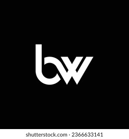 WB or BW abstract professional business awesome artistic branding company different colors illustration logo