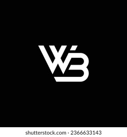 WB or BW abstract professional business awesome artistic branding company different colors illustration logo