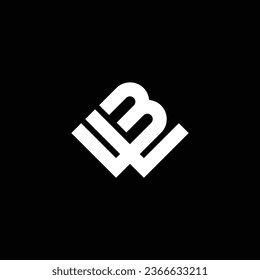WB or BW abstract professional business awesome artistic branding company different colors illustration logo