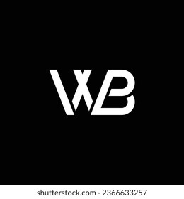 WB or BW abstract professional business awesome artistic branding company different colors illustration logo