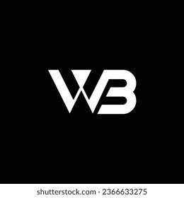 WB or BW abstract professional business awesome artistic branding company different colors illustration logo