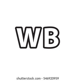 WB icon illustration isolated vector sign symbol