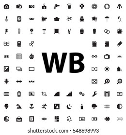 WB icon illustration isolated vector sign symbol