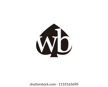 The wb initials logo inside the black shovel