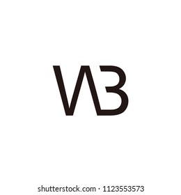 Wb Letter Vector Logo